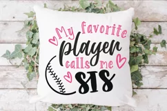 Softball sister svg, softball shirt svg, softball svg Product Image 5