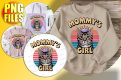 VIBRANT Sublimation Art for TSHIRTS, Retro Cat Product Image 1
