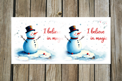 Christmas Snowman card | 4 xmas Sublimation Mug designs P2 Product Image 2