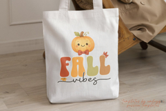 Fall Vibes PNG, Autumn Sublimation Design, Pumpkin Spice Product Image 3