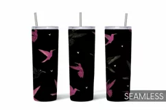 Hummingbird Tumbler Sublimation | 20 oz | Taper | Straight Product Image 1
