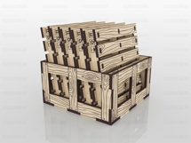 Boxed Pallet Coaster Svg Files, Laser Cutting Files Product Image 6