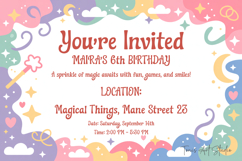 Magical Things Font Playful Whimsical Kids Display Font Product Image 4