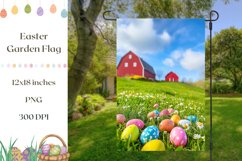 Welcome Garden Flag Template, Countryside Garden Flag PNG Product Image 1