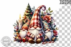 Christmas Gnome Sublimation - Clipart PNG Design Product Image 1