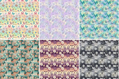 Retro 90s Heartbreaker Digital Paper,Y2K Seamless Pattern Product Image 6