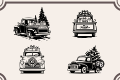 Christmas SVG Bundle: Snowman, Gingerbread, Santa, Reindeer Product Image 6