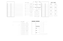 Planner Guide Template Set 2 Procreate Brush Stamps, 25 Product Image 6