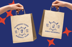 Baseball Crown Monogram | Web Font Product Image 6