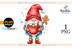 Watercolor Christmas gnomes, Christmas Gnomes Product Image 1