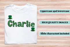 St patrick alphabet png clipart, st patrick letters doodle Product Image 6