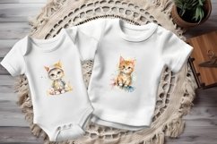 22 cute cats watercolor sets PNG Product Image 6
