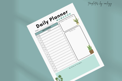 Pastel Daily Planner Template Aesthetic &amp; Editable Canva Product Image 5