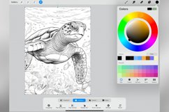 60 Procreate Underwater Animals Stamp Brushes Product Image 4