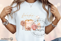 Forever Love Bridal PNG Pink Shoes Gift Clipart Sublimation Product Image 8