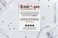 Thank you card for small business Portrait template Canva 02 Product Image 1