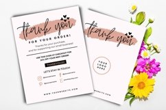 Thank You Card for Small Business Template 2 Sided Product Image 7