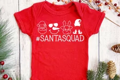 Santa Squad SVG, Kids Christmas Shirt SVG, Santa Squad PNG Product Image 3