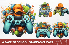 Back To School Gamepad Clipart Product Image 1