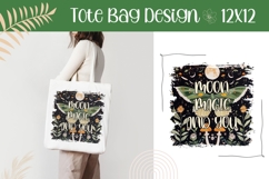 Floral Moth Illustration PNG, Moon Magic and You Sublimation Product Image 1