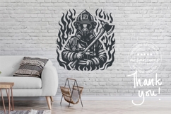 Firefighter Silhouette Vector Illustration Product Image 6
