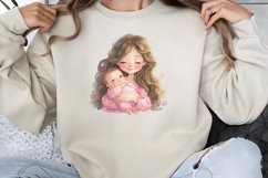 Watercolor Sisterhood Clipart PNG Product Image 1