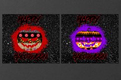 Halloween pumpkins | 18 SEAMLESS Skinny tumbler designs, JPG Product Image 6