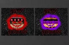 Halloween pumpkins | 18 SEAMLESS Skinny tumbler designs, JPG Product Image 6