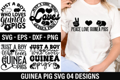 Guinea Pig SVG Design - just a boy who loves guinea pigs Product Image 1