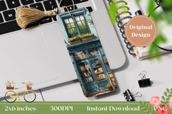 Bookstore Bookmark Design, Printable Bookmark Sublimation Product Image 1