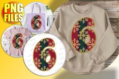 6 Doodle Letter Style PNG Whimsical Winter Character! Product Image 1