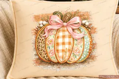 pink pumpkin png,coquette pumpkin,fall pumpkin png,autumn Product Image 2