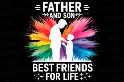Father and Son Best friends svg | Father&#039;s day Svg Product Image 1