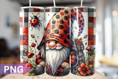 Ladybug Tumbler Sublimation - 20 Oz Skinny Tumbler Product Image 1