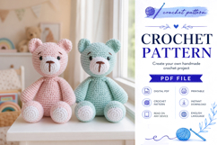 Amigurumi Bear Crochet Pattern PDF Product Image 2