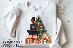 Christmas motivational women png design for T-shirts Product Image 3