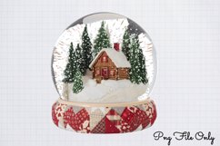 Patchwork Christmas Sublimation Clipart PNG Product Image 1