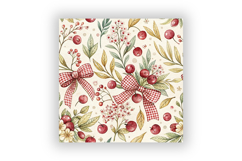 Pastel Cranberry Gingham Digital Paper, Seamless Watercolor Product Image 6