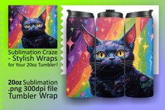 Feline Friends on Tumblers: Sublimation Joy Product Image 1