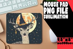 Boho Animal Halloween Mouse Pad Design PNG Product Image 1