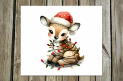 Christmas Deer | 4 funny Skinny tumbler sublimation designs2 Product Image 2
