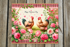 Valentine farmhause | 4 skinny tumbler sublimation designs P Product Image 2