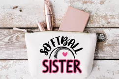 Softball sister svg, softball shirt svg, softball svg Product Image 5