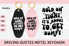 Funny Driving Motel Keychain SVG Vol.2 | Hold On Tight Product Image 1