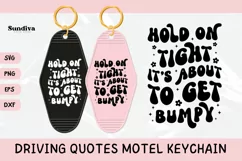 Funny Driving Motel Keychain SVG Vol.2 | Hold On Tight Product Image 1