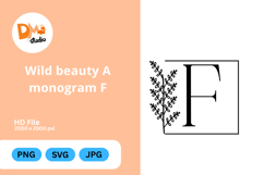 Wild Beauty Monogram Floral Product Image 1