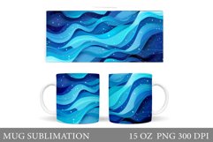 Abstraction Mug Design. Abstract Sublimation Product Image 1