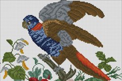 Vintage Cross Stitch Scheme The flight of a bird Product Image 10