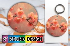 Elegant Floral Keychain &amp; Coaster Assortment Product Image 1