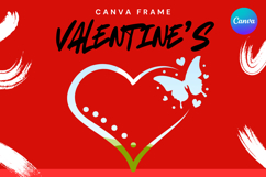 Heart Canva Frame Love Heart Valentine Shape Photo Frame_6 Product Image 1